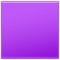 Purple Square emoji on Samsung
